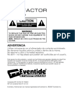 Eventide ModFactor Manual PDF