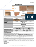 Ficha Tecnica Bloque #5 Liso