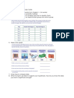 Nature of Science Test Study Guide