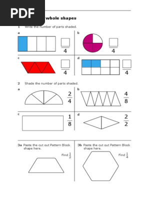 T3 W7 D1 Assistance Fractions of Whole Shapes