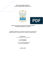 Viabilidad de Implementar El Modelamiento Numérico para Determinar La Dinámica Fluvial Del Río Amazonas en Las Cercanía de La Ciudad de Iquitos