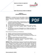 Ley de Obras Publicas Del Estado de Campeche