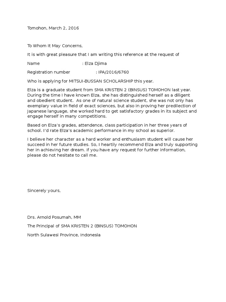 Contoh Surat Pemotongan Rumput