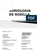 Semiologia de Rodilla