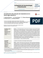 Actualización Del Protocolo de Tratamiento de La Hemorragia Obstétrica