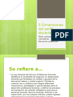 5 Dimensiones Del Perfil Docente YFPAL