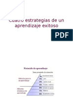 Cuatro estrategias de un aprendizaje exitoso