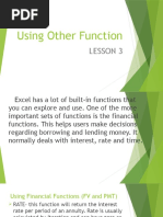 Using Other Function: Lesson 3