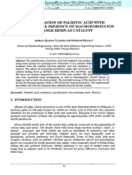 Journal Esterification