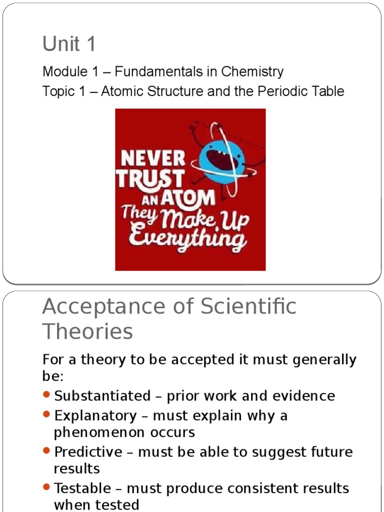 Module 1 - Topic 1 Lecture 1 | PDF | Atoms | Radioactive Decay