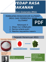 Monosodium Glutamate (MSG) KELOMPOK 4
