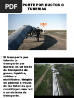 Ductos: Tipos y Ventajas en Transporte | PDF | Tubería (transporte de ...