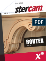 SAMPLE MastercamX9 Router TrainingTutorial Metric
