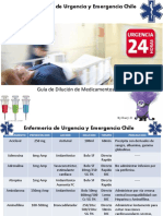 Guia de Dilucion de Medicamentos IV de Urgencia, Enf, Urg y Emerg PDF