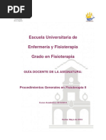 Procedimientos Generales en Fisioterapia II