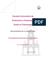 Procedimientos Generales en Fisioterapia II