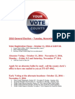 Voter Registration Information