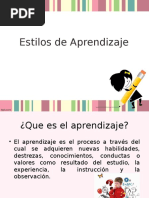 Estilos de Aprendizaje