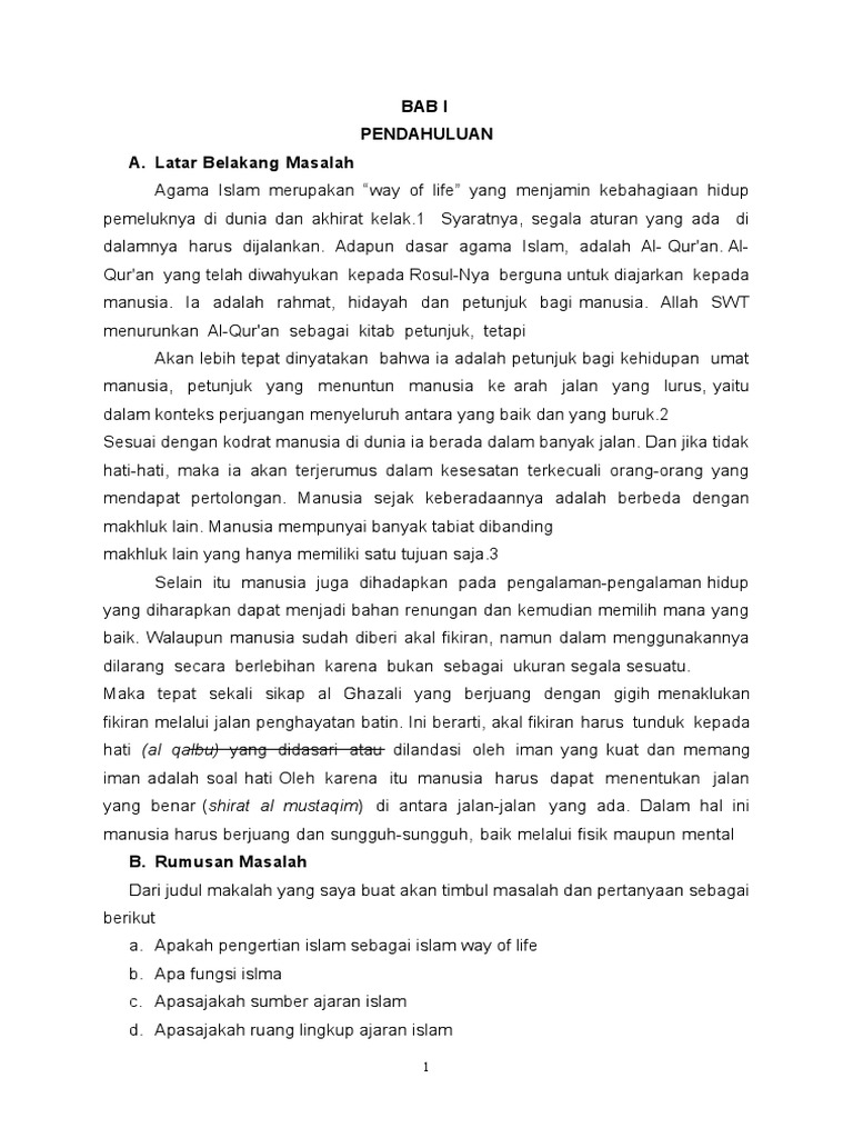 Enggar Dan Rio Islam Sebagai Way Of Life