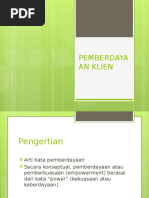 Download PEMBERDAYAAN KLIEN by atchusonly SN324863936 doc pdf