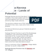 Nadroga-Navosa Province - Lands of Potential