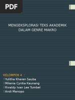 Bahasa Indonesia "Mengeksplorasi Teks Akademik Dalam Genre Makro"