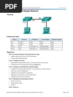 Lab 2 - Building A Simple Network: Topology