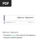 Highway Alignment