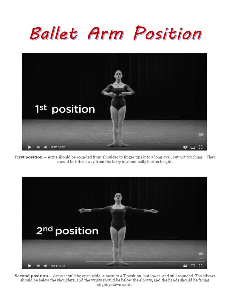 Ballet Arm Positions Explained | PDF | Wellness | Lifestyle