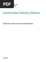 CIS Registration for Subcontractors | PDF | Taxes | Tax Deduction