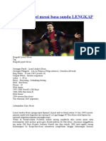Biografi Lionel Messi Basa Sunda LENGKAP