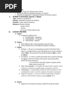Grade 6 Mixture Separation Lesson Plan | PDF | Filtration | Chemical ...