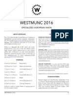 Westmunc 2016: Specialized: European Union