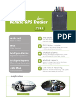 Vehicle GPS Tracker: IP65 Water Resistan