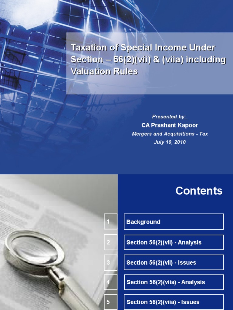 Taxation of Special Income: Section 56(2) | PDF | Valuation (Finance ...