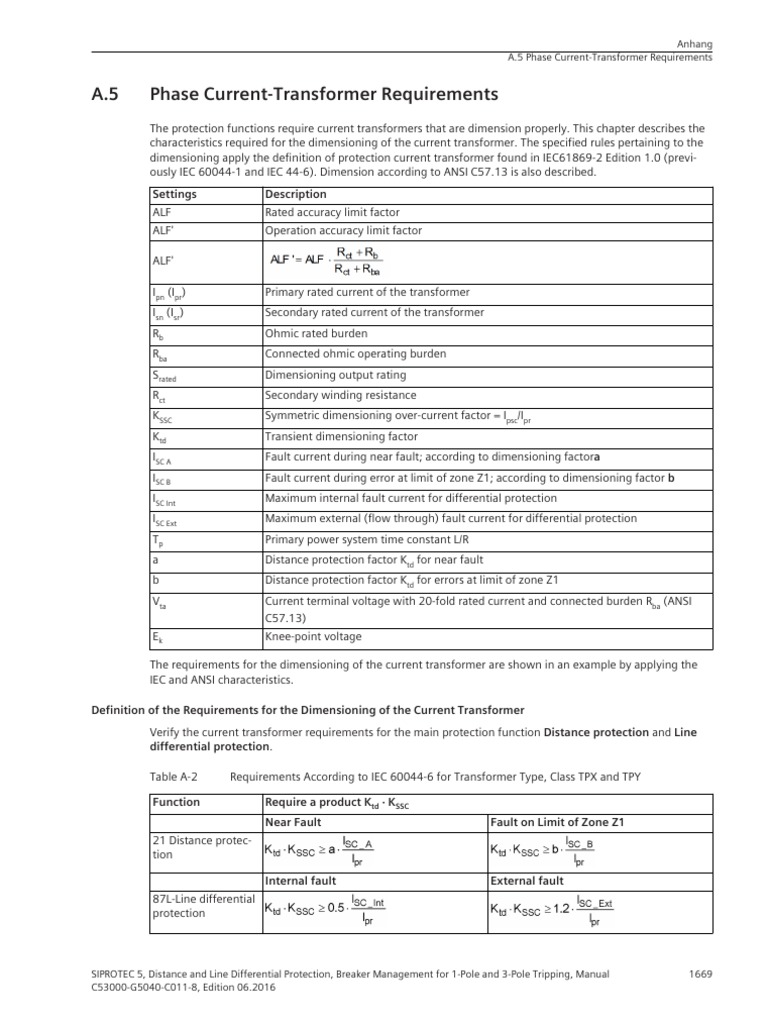 Phase CT Requirment | PDF | Transformer | Electrical Engineering