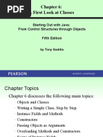 A First Look at Classes: Starting Out With Java: From Control Structures Through Objects Fifth Edition