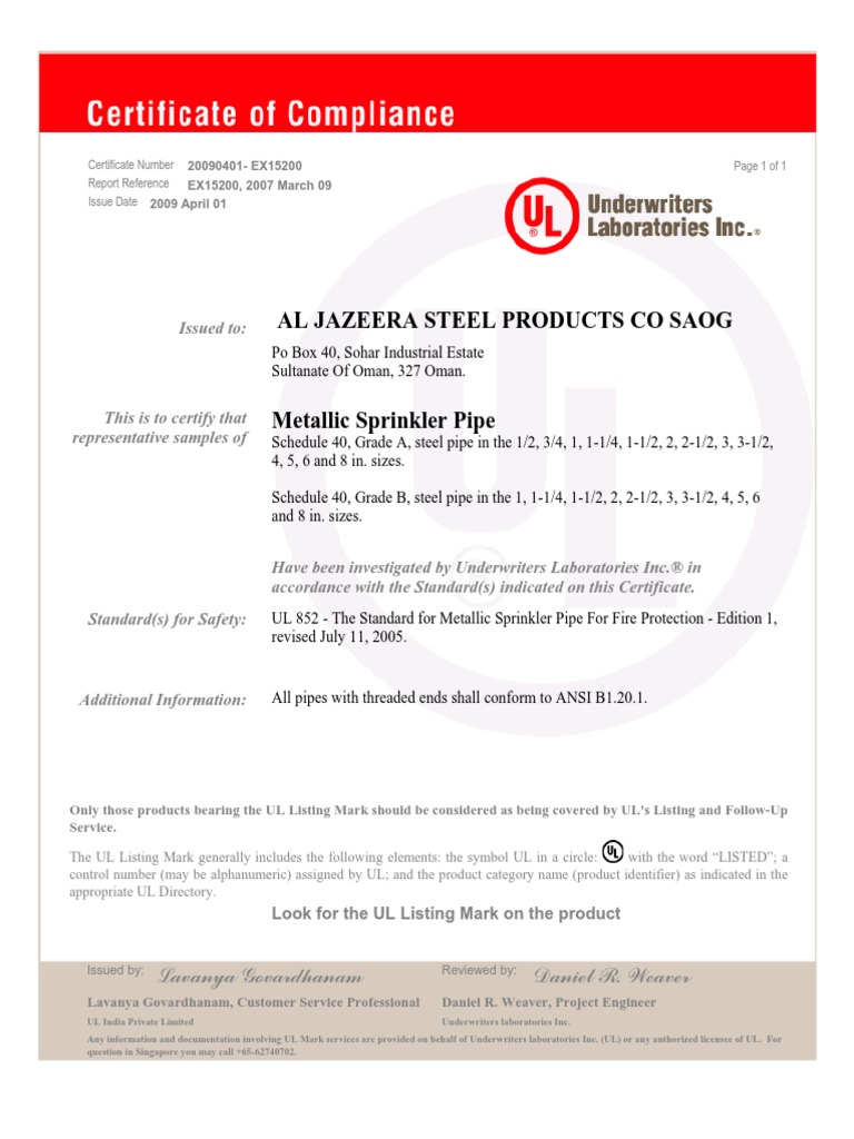 UL Listed PDF | PDF