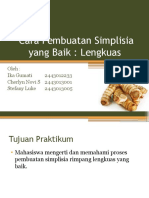 (FINAL PPT FIX) Cara Pembuatan Simplisia Yang Baik - UAS