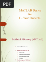 Matlab Basics SENSE