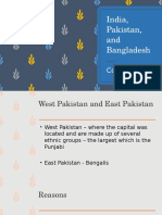 India, Pakistan, and Bangladesh: Continuation