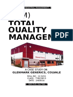 Total Quality Management: Glenmark Generics, Colvale