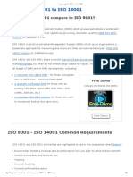 Comparing ISO 9001 To ISO 14001 PDF