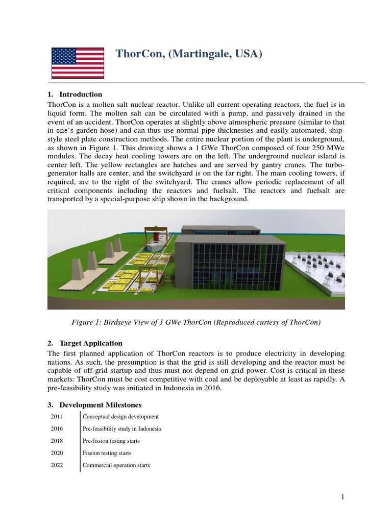 ThorCon: Affordable Molten Salt Reactor | PDF | Nuclear Reactor ...