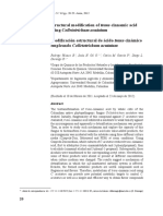 Structural Modification of Trans-Cinnamic Acid by Fungus