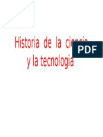 Historia de La Ciencia y La Tecnologia Leizapuello