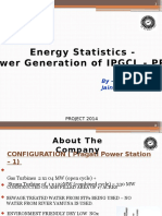 Energy Statistics - Power Generation of IPGCL - PPCL: by - Aditi Jain