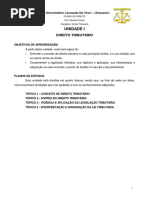 Unidade I - Direito Tributário