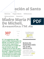 La Devoción Al Santo Rostro de Jesús - Apariciones A La Madre María Pierina de Micheli, Argentina (26 de Julio) Foros de La Virgen María PDF