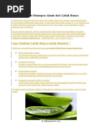 Download Cara Membuat Shampoo Alami Dari Lidah Buaya by sherry SN324912497 doc pdf